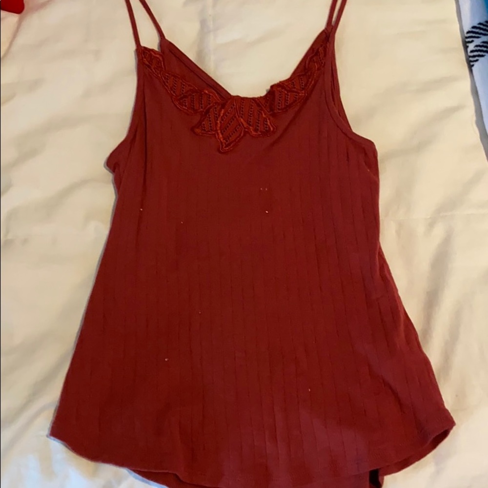 Cheyenne lace tank top